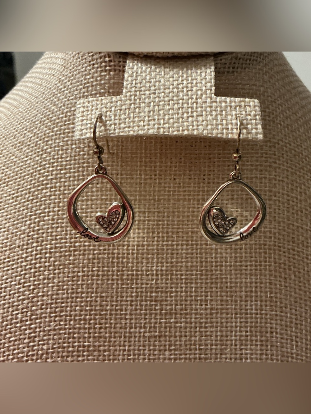 Brighton love heart dangle earrings